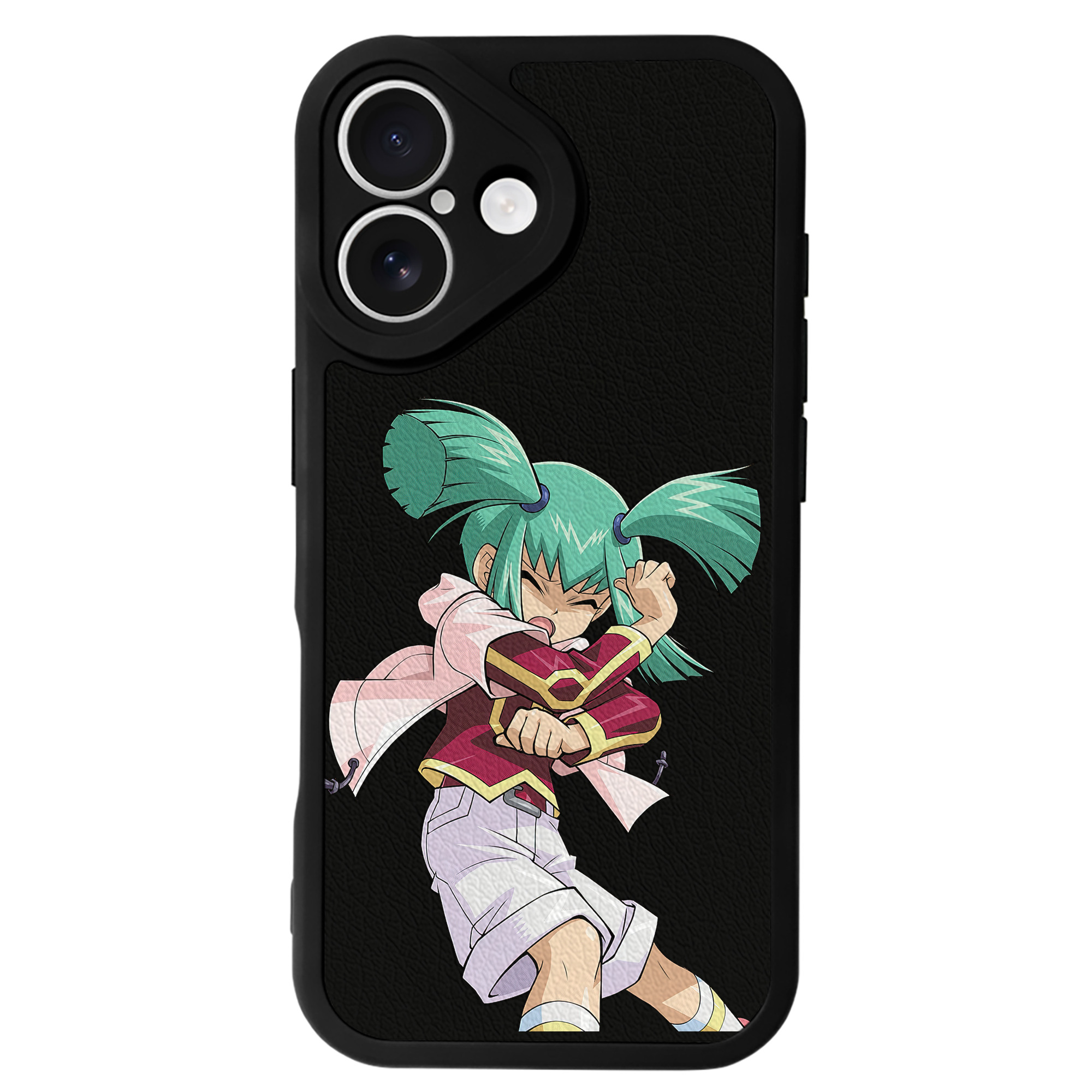 （画像用） 遊☆戯☆王 Yu-Gi-Oh! 【iPhone 16シリーズ対応】シリコンスマホケース（レザー調） 材質：シリコン